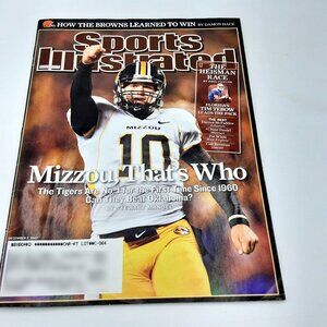December 3 2007 Sports Illustrated MIZZOU MU Missouri No. 1 + Tim Tebow Article